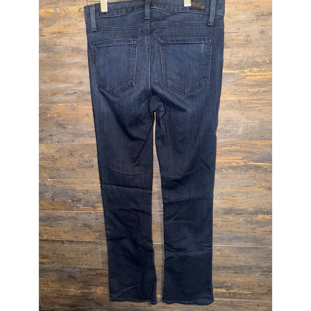 Paige Denim Straight Leg Jeans Dark Wash Indigo Blue Size 27